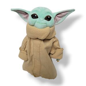 Star Wars Mandalorian The Child Baby Grogu Baby Yoda Plush Doll 10" Lucasfilm